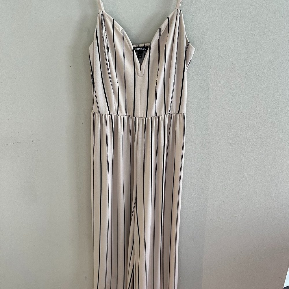 Express Striped Jumpsuit